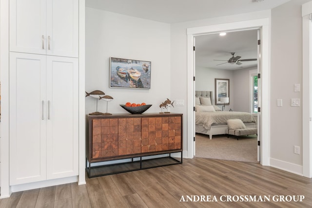 2063 Ottawa Beach Rd, Holland, MI 49424 - hallway featuring wood finished floors