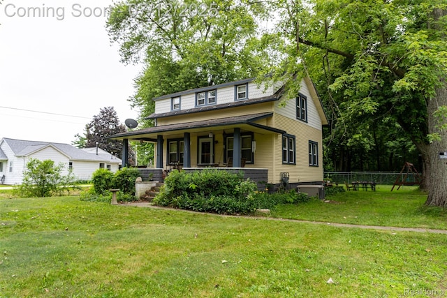16380 Sumpter Rd, Van Buren, MI 48111 - view of front facade with covered porch