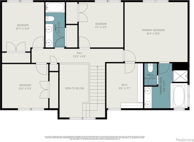 5304 Boomerang Cir, Newport, MI 48166 - view of floor plan / room layout