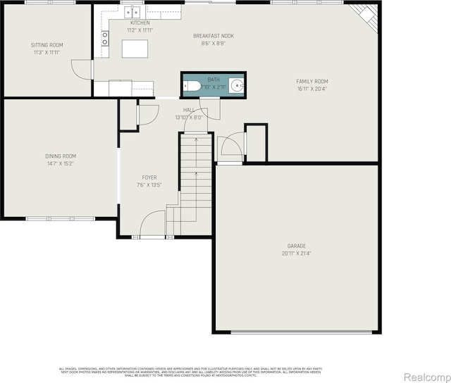 5304 Boomerang Cir, Newport, MI 48166 - view of home floor plan
