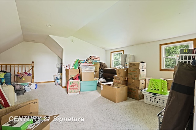 3405 S Miller Rd, Saginaw, MI 48609 - additional living space featuring lofted ceiling and carpet floors