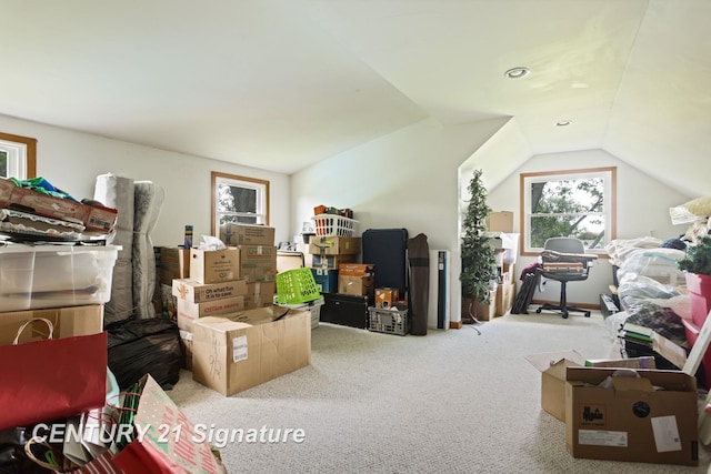 3405 S Miller Rd, Saginaw, MI 48609 - additional living space featuring lofted ceiling and carpet floors
