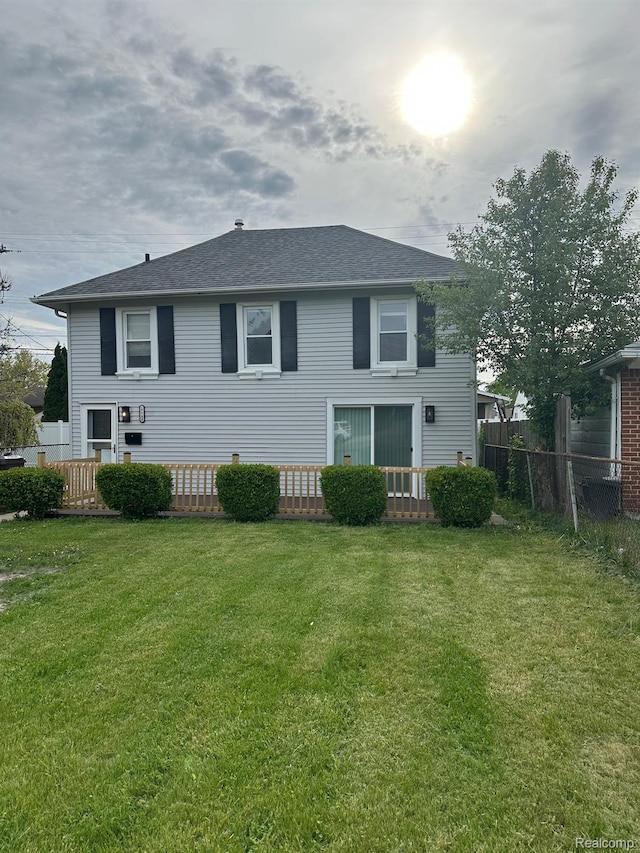 17788 Quarry St, Riverview, MI 48193 - back of house with roof with shingles