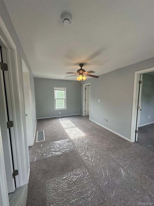 17788 Quarry St, Riverview, MI 48193 - spare room featuring a ceiling fan and a smoke detector