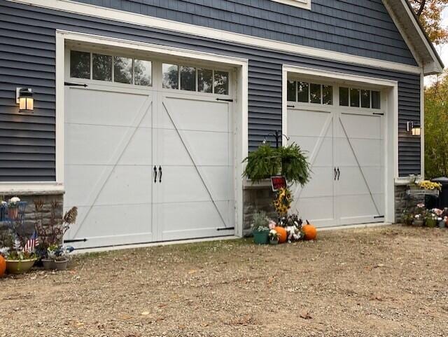 777 W Lincoln Ave, White Cloud, MI 49349 - view of garage