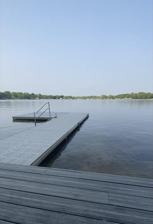 777 W Lincoln Ave, White Cloud, MI 49349 - dock featuring a water view