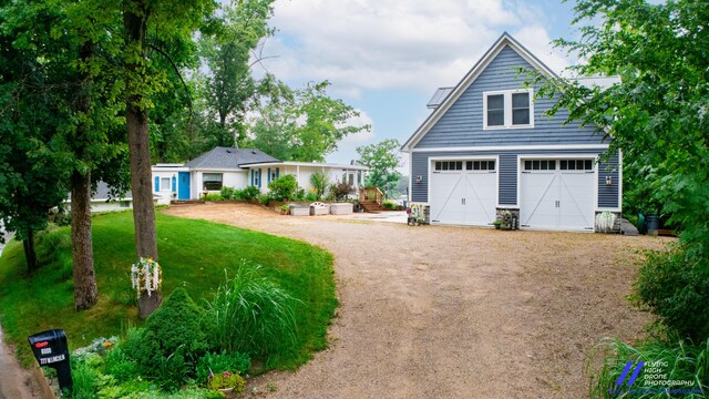 777 W Lincoln Ave, White Cloud, MI 49349 - view of front of home with a front yard