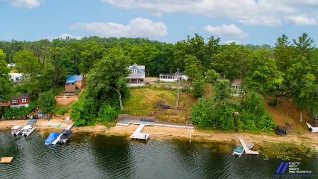 777 W Lincoln Ave, White Cloud, MI 49349 - drone / aerial view of a nearby body of water