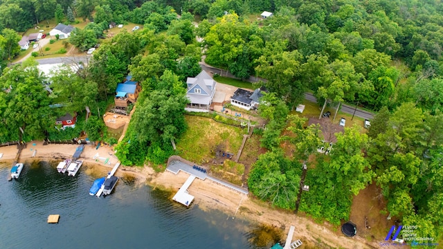 777 W Lincoln Ave, White Cloud, MI 49349 - bird's eye view of a nearby body of water