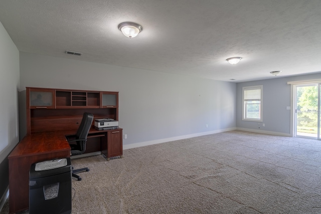 10068 S Crossroads Cir SE, Caledonia, MI 49316 - unfurnished office with a textured ceiling and light carpet