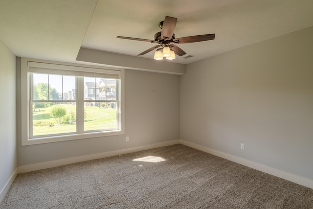10068 S Crossroads Cir SE, Caledonia, MI 49316 - carpeted empty room with a ceiling fan and baseboards
