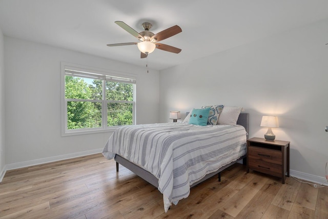 8375 Grapevine Circle, Cir, MI 49071 - bedroom featuring wood-type flooring and a ceiling fan