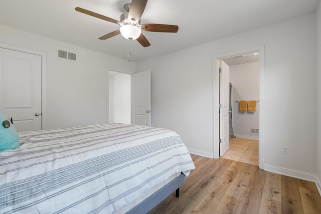 8375 Grapevine Circle, Cir, MI 49071 - bedroom featuring light wood-style floors and ceiling fan