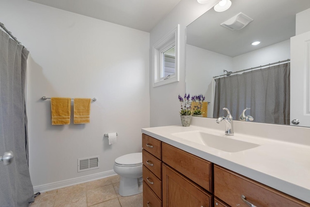 8375 Grapevine Circle, Cir, MI 49071 - bathroom with vanity, a shower with shower curtain, and tile patterned flooring
