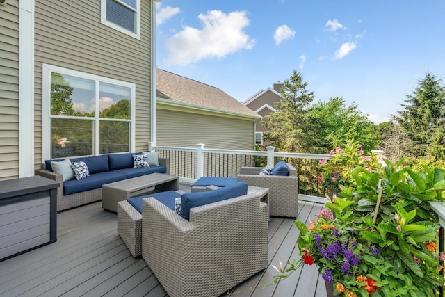 8375 Grapevine Circle, Cir, MI 49071 - deck featuring outdoor lounge area
