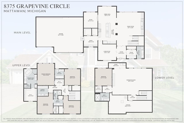 8375 Grapevine Circle, Cir, MI 49071 - view of room layout