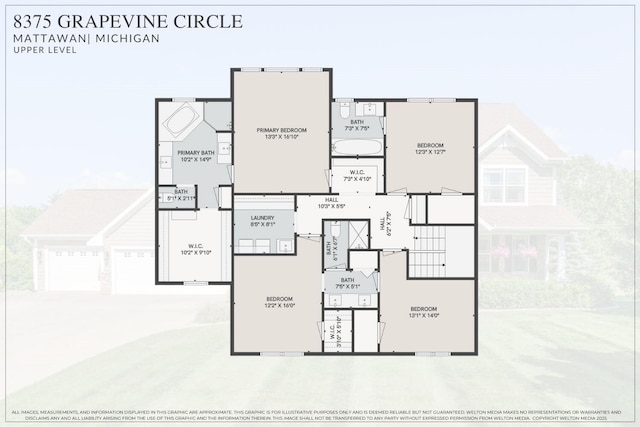 8375 Grapevine Circle, Cir, MI 49071 - view of home floor plan