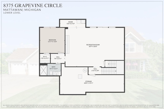 8375 Grapevine Circle, Cir, MI 49071 - view of home floor plan