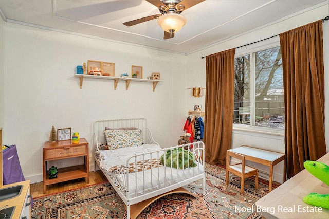 1314 Grant St, Grand Haven, MI 49417 - bedroom with wood finished floors