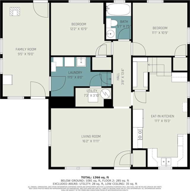 1314 Grant St, Grand Haven, MI 49417 - view of floor plan / room layout
