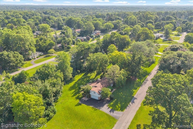 1656 Keller Ln, Bloomfield Hills, MI 48302 - drone / aerial view of a heavily wooded area