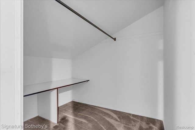 1656 Keller Ln, Bloomfield Hills, MI 48302 - walk in closet with vaulted ceiling and carpet floors