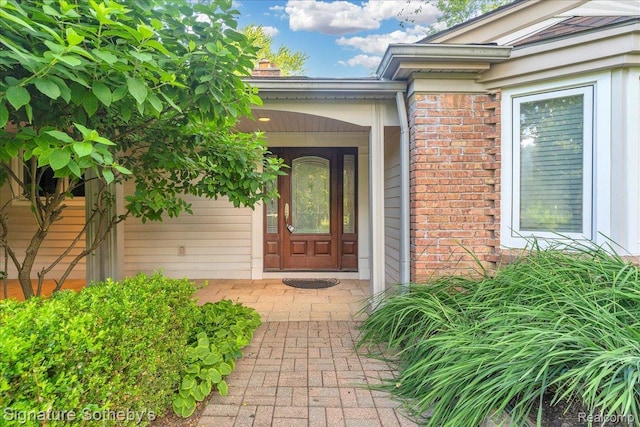 1656 Keller Ln, Bloomfield Hills, MI 48302 - doorway to property with brick siding