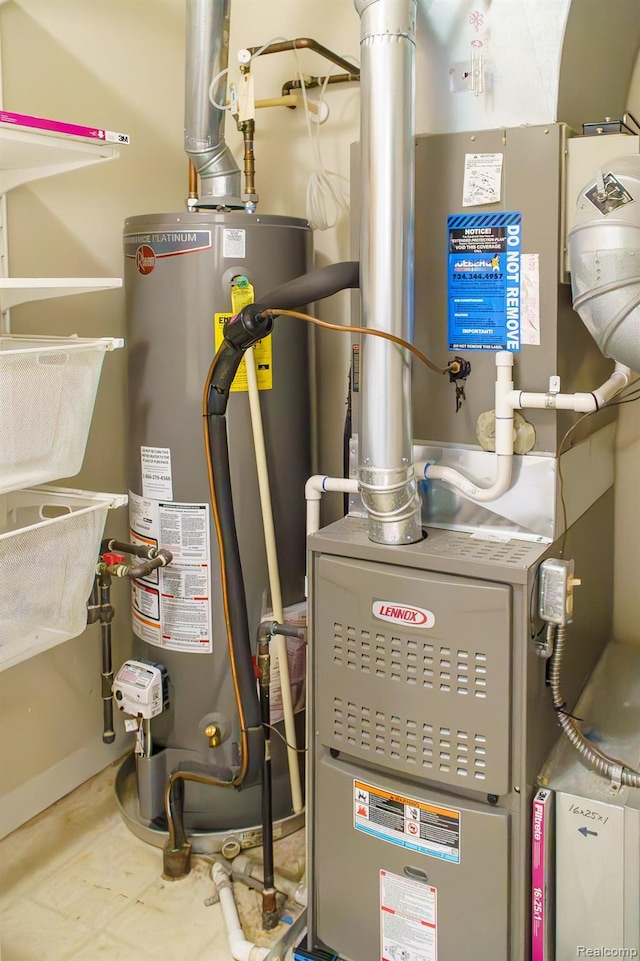 1803 Pinecroft Dr, Canton, MI 48188 - utilities featuring water heater and heating unit