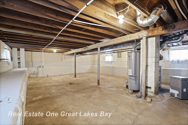 2249 N Clinton St, Saginaw, MI 48602 - basement with gas water heater