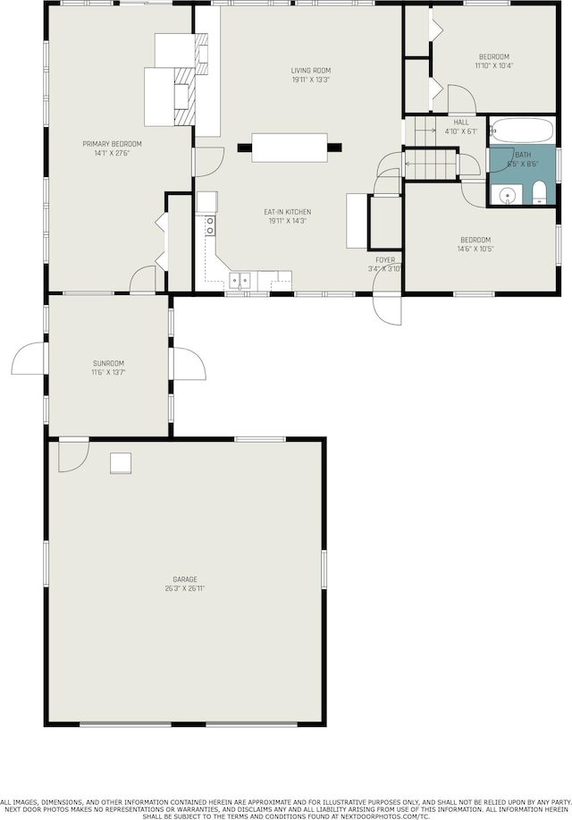 52 S Emerson Lake Dr, Branch, MI 49402 - view of room layout