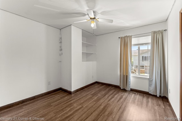 1786 Daisy Ln, Westland, MI 48186 - unfurnished room featuring wood finished floors and ceiling fan
