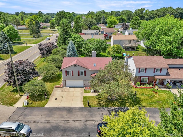 1786 Daisy Ln, Westland, MI 48186 - aerial perspective of suburban area