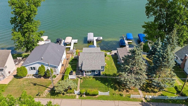 31326 Curran Beach Rd, Dowagiac, MI 49047 - bird's eye view of a nearby body of water