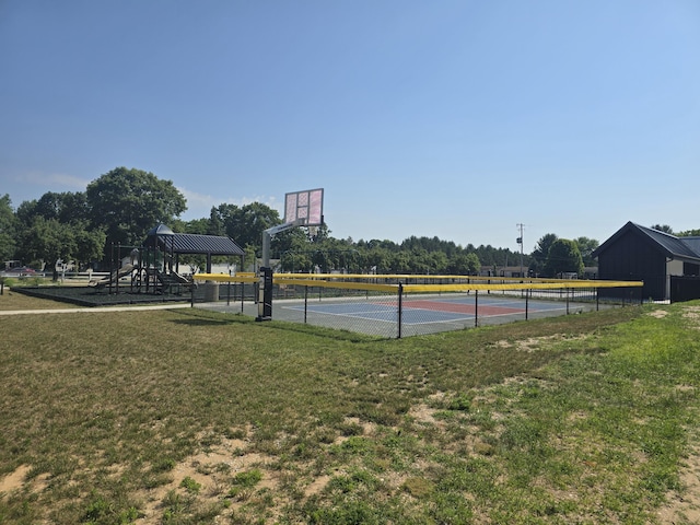 26 Traveler Dr Unit 26, Sparta, MI 49345 - view of sport court featuring a tennis court