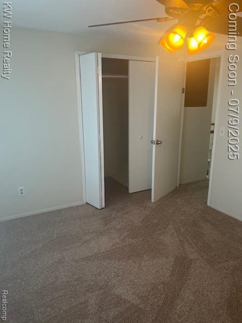24890 Arden Park Dr, Farmington Hills, MI 48336 - unfurnished bedroom featuring carpet and a closet