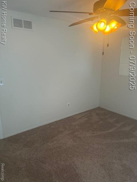 24890 Arden Park Dr, Farmington Hills, MI 48336 - carpeted spare room with ceiling fan