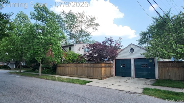 4261 Bishop St, Detroit, MI 48224 - view of garage