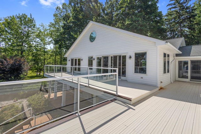 15665 Portage Rd, Vicksburg, MI 49097 - view of wooden terrace