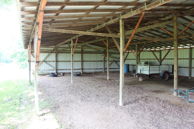 2786 Dinius Rd, Tecumseh, MI 49286 - view of pole building with a carport