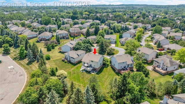 3230 Lynhurst Ct, Rochester, MI 48306 - aerial view of residential area