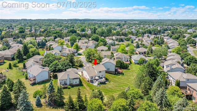 3230 Lynhurst Ct, Rochester, MI 48306 - aerial perspective of suburban area