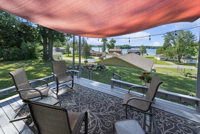 11560 Thrush Dr, Lakeview, MI 48850 - view of patio