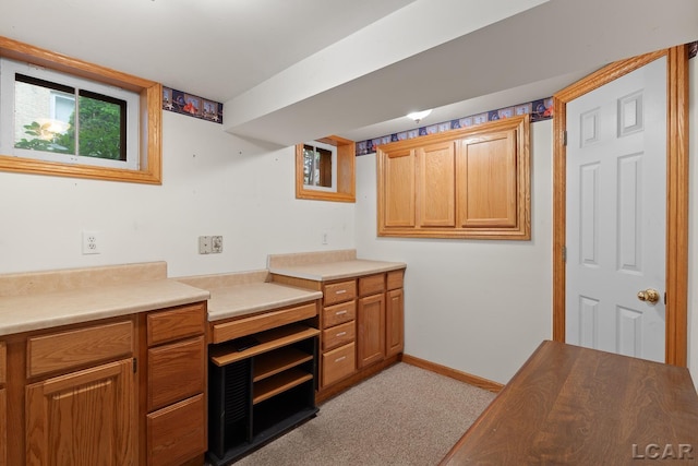305 W Chicago Blvd, Tecumseh, MI 49286 - bar area with light carpet and baseboards