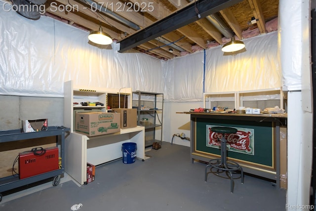 1079 Hampshire Ct, Rochester, MI 48307 - view of unfinished basement