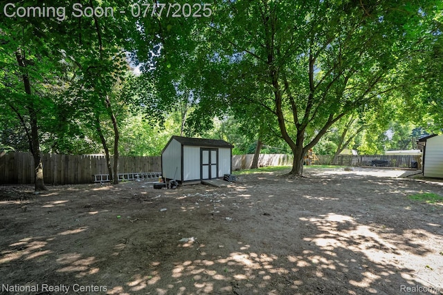 4714 Monterey Ave, Clarkston, MI 48348 - fenced backyard with a shed