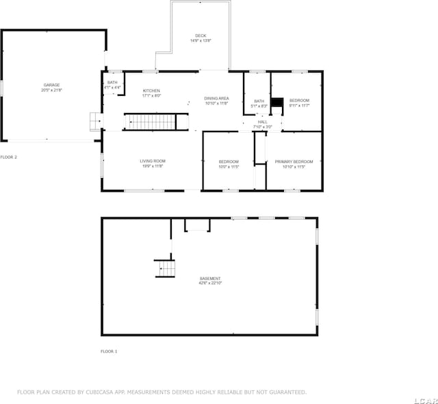 4100 Hunt Rd, Adrian, MI 49221 - view of floor plan / room layout
