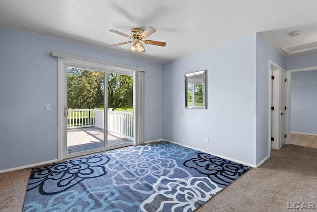 4100 Hunt Rd, Adrian, MI 49221 - unfurnished room with carpet flooring and ceiling fan