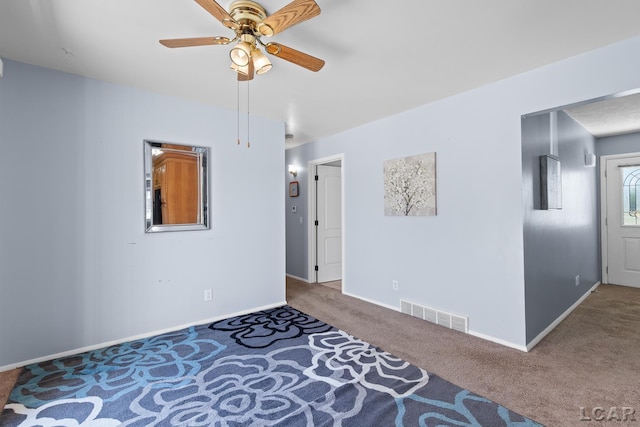4100 Hunt Rd, Adrian, MI 49221 - unfurnished room featuring carpet and a ceiling fan