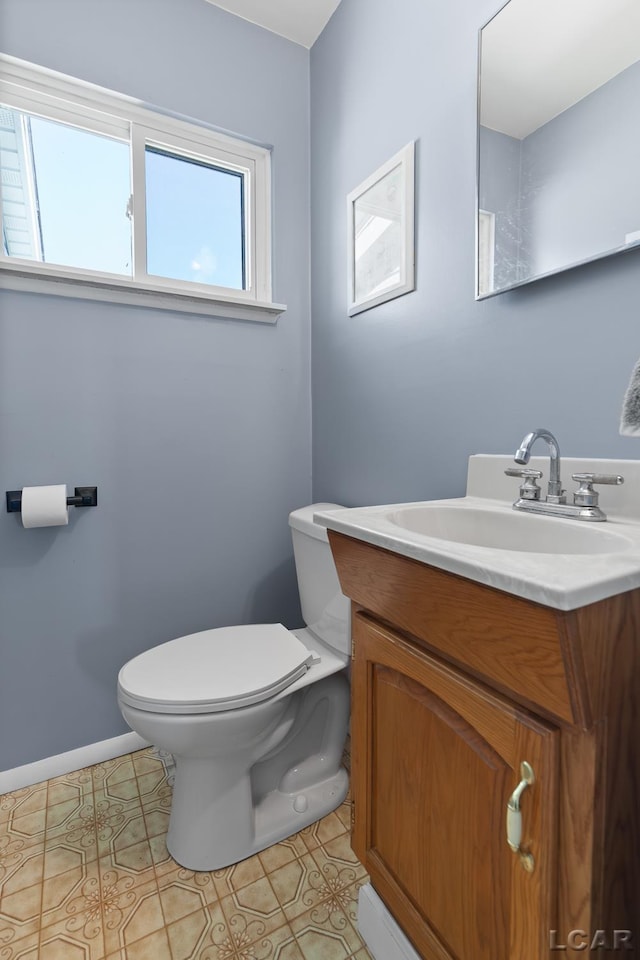 4100 Hunt Rd, Adrian, MI 49221 - bathroom with vanity and tile patterned flooring