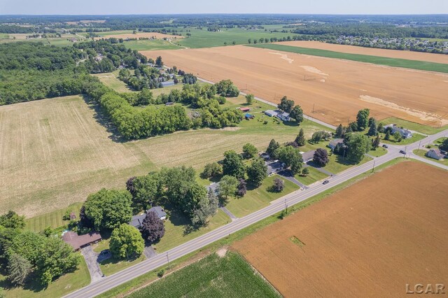 4100 Hunt Rd, Adrian, MI 49221 - overview of rural landscape featuring farmland